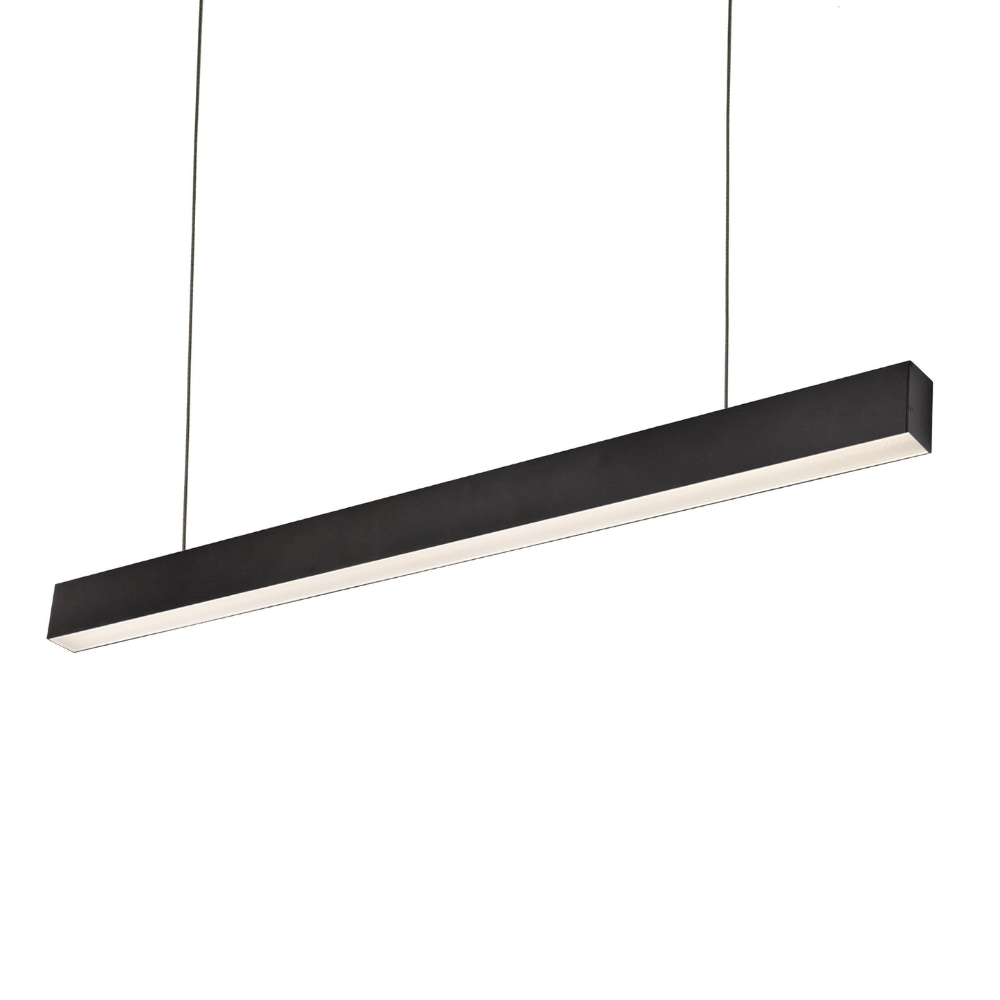 ALLDAY INSPIRE TWO SIDES LED Pendelleuchte 112cm 47W 90° Neutralweiß DALI Dimmbar Schwarz
