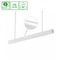 ALLDAY INSPIRE TWO SIDES DARK LED Pendelleuchte 112cm 39W 80° Warmweiß Weiß