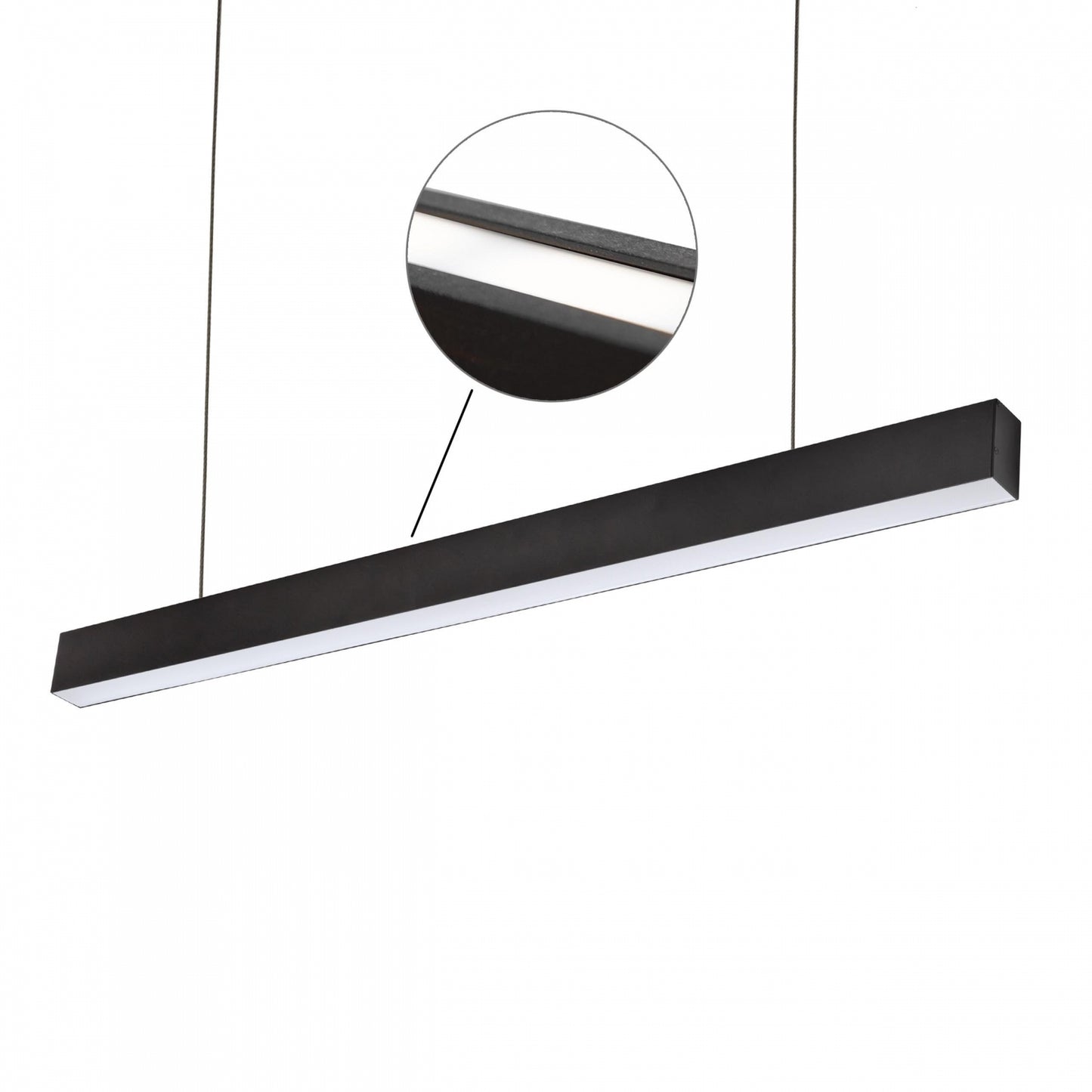 ALLDAY INSPIRE TWO SIDES LED Pendelleuchte 112cm 20W Neutralweiß Schwarz