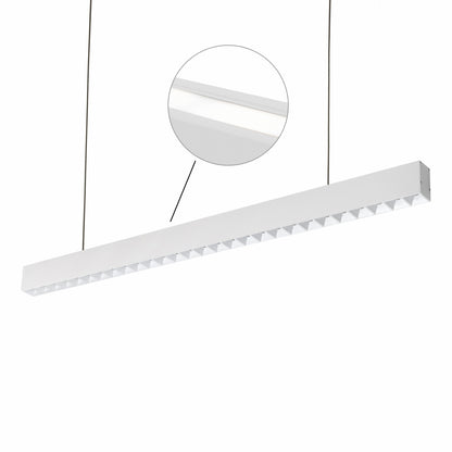 ALLDAY INSPIRE TWO SIDES DARK LED Pendelleuchte 112cm 39W 50° Neutralweiß Weiß
